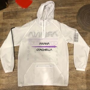 Ariana Grande x Coachella Nasa rain coat